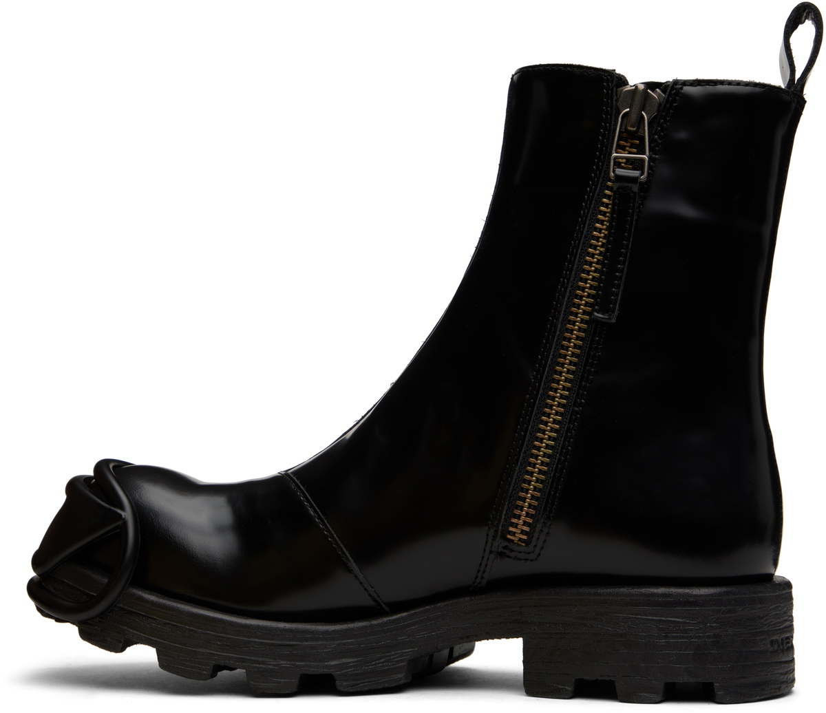 DIESEL ディーゼル D-HAMMER MB BOOTS ブーツ　グレー　黒 Diesel Black D-Hammer Bt Zip D Boots Diesel