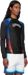 Casablanca Black Gradient Rash Vest T-shirt
