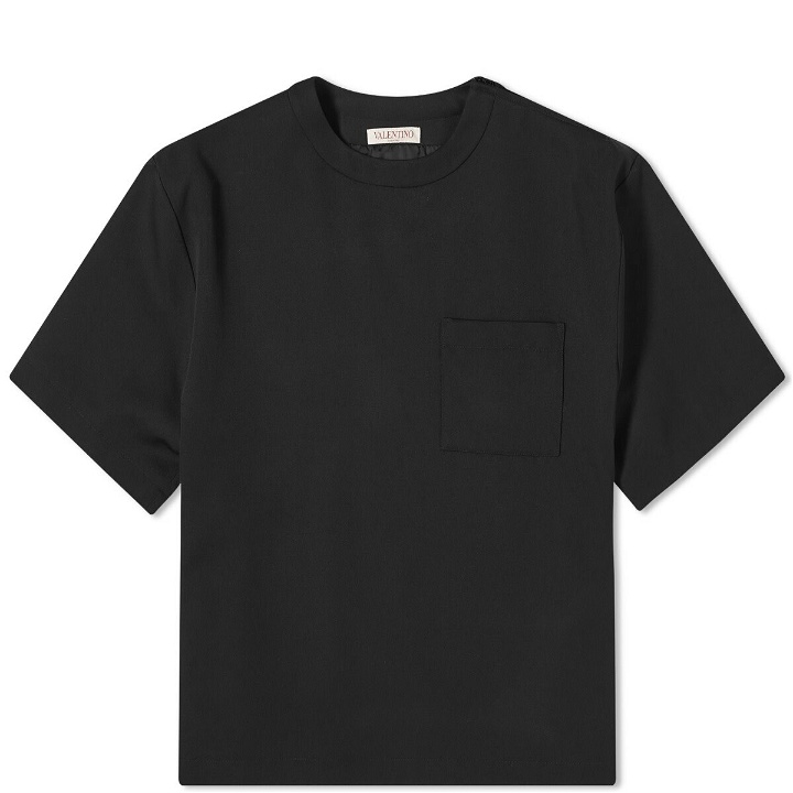Photo: Valentino Men's Runway Tailoered T-Shirt in Black