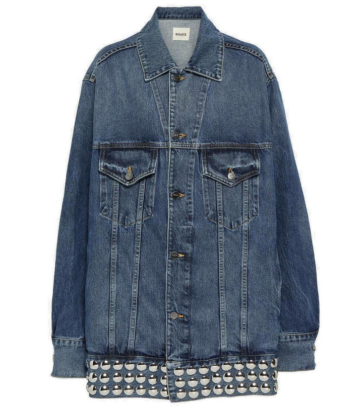 Photo: Khaite Studded denim jacket