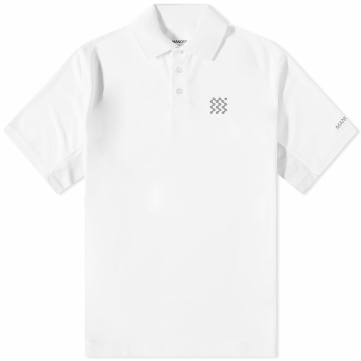 Photo: Manors Golf Men's The Course Polo Shirt in White