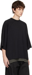 Seventh Black Raglan Box T-shirt