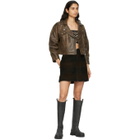 GANNI Black Recycled Rubber Country Boots