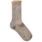RoToTo Double Face Sock in Grey