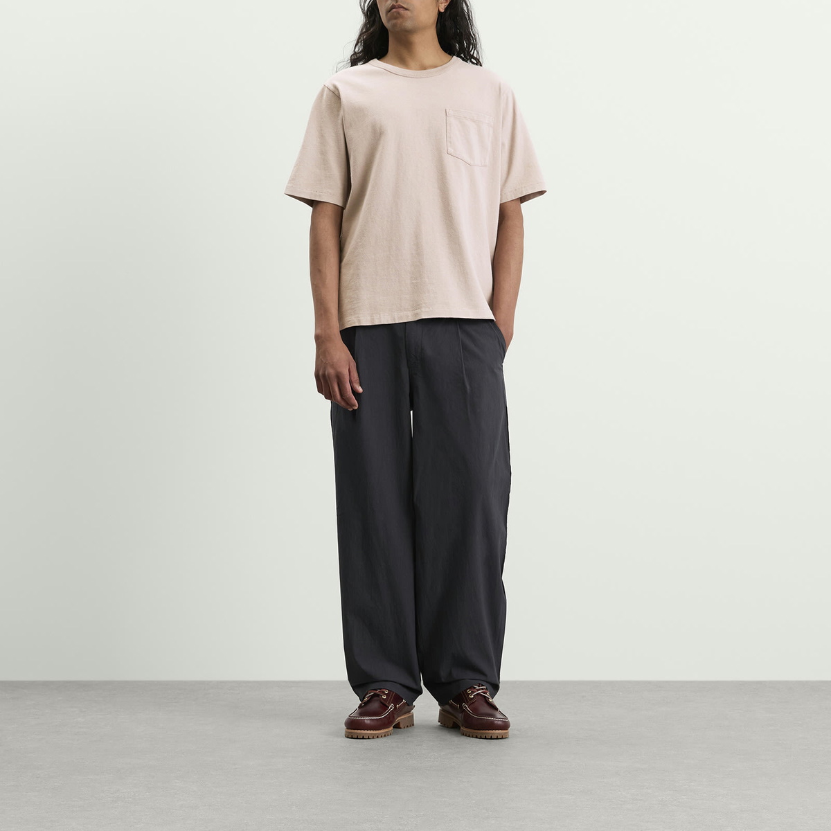 Corridor Men's Garment Dye T-Shirt in Pink