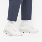 Raf Simons Men's Antei Oversized Leather Runner Sneakers in White