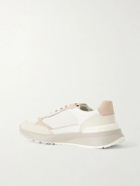 Brunello Cucinelli - Leather and Suede Sneakers - Neutrals