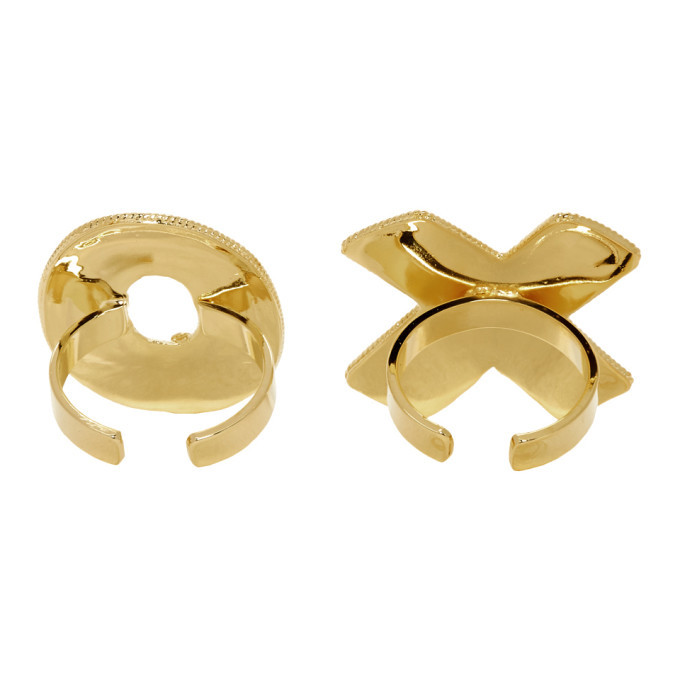 Linder Gold XO Ring Set