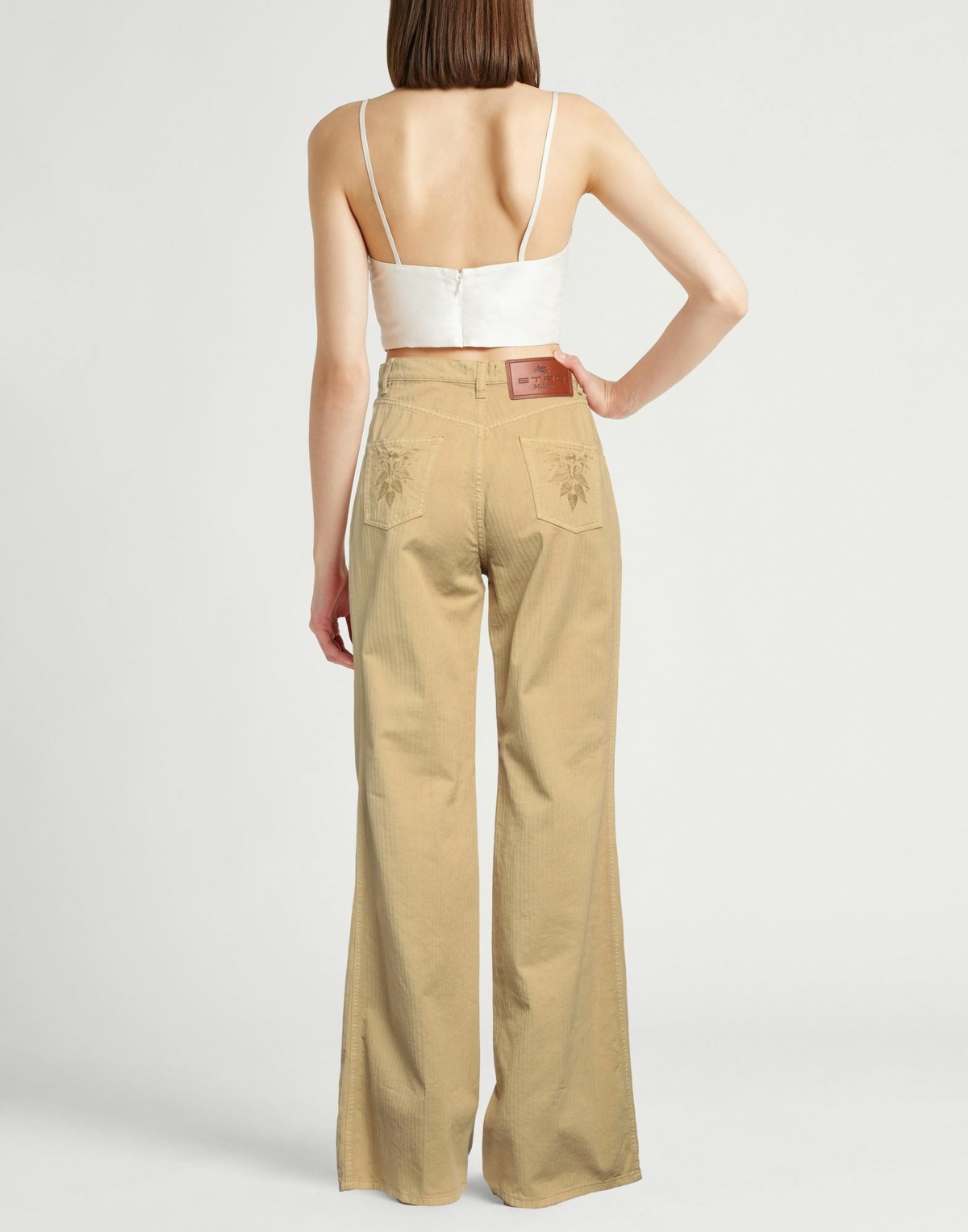 Etro Womens Pants Khaki