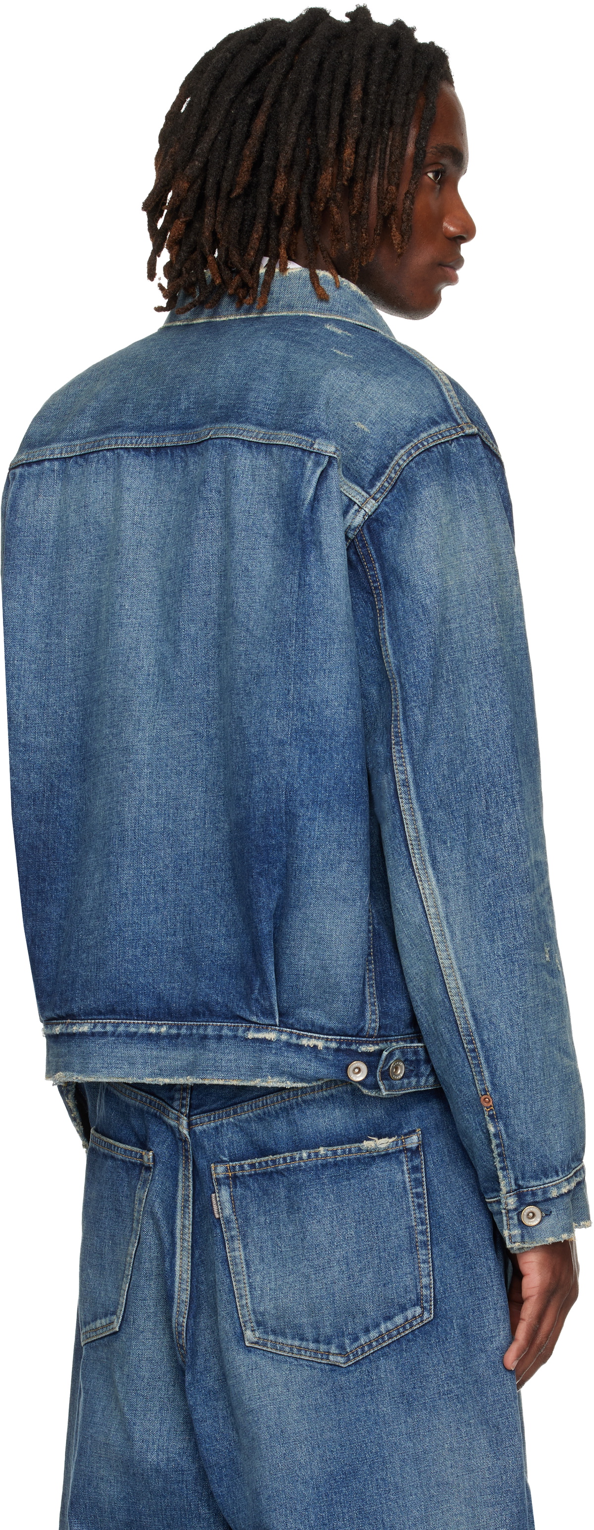 sacai Blue BEYONDEXX Denim Jacket