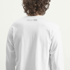 Comme des Garçons SHIRT Men's Cotton Long Sleeve T-Shirt in White