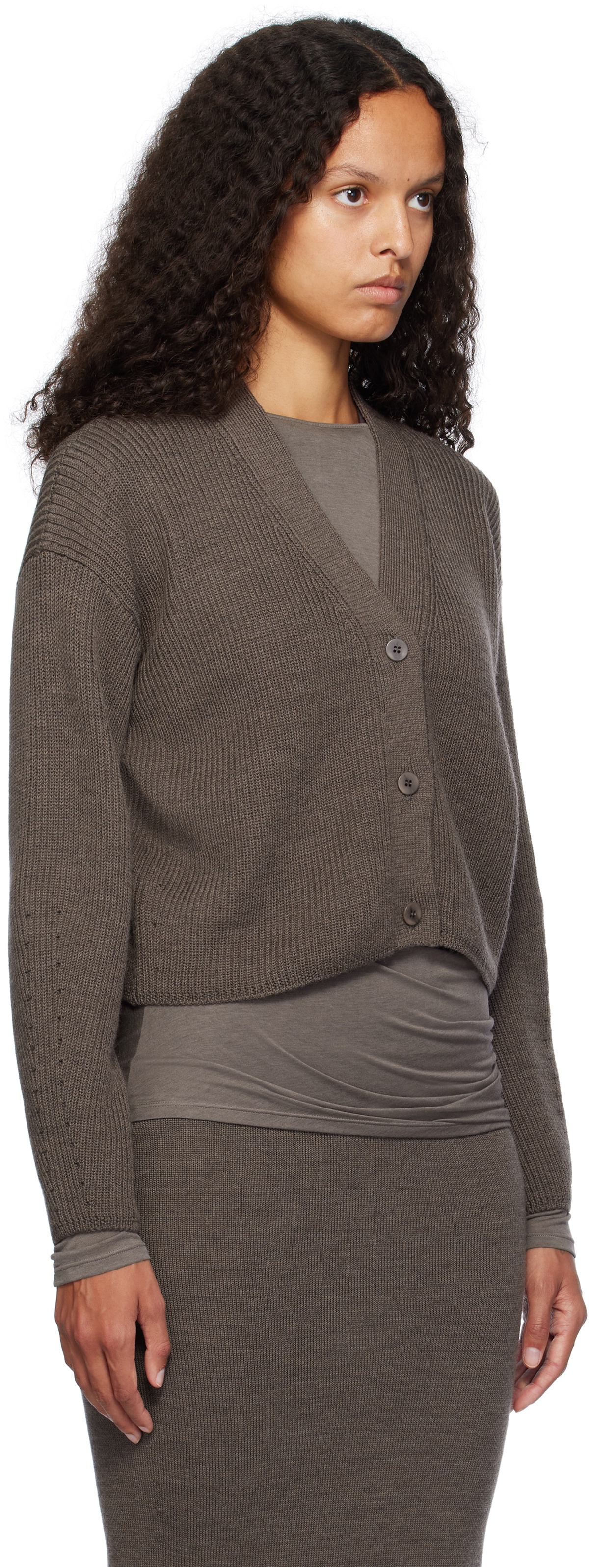 Max Mara Leisure Brown York Cardigan