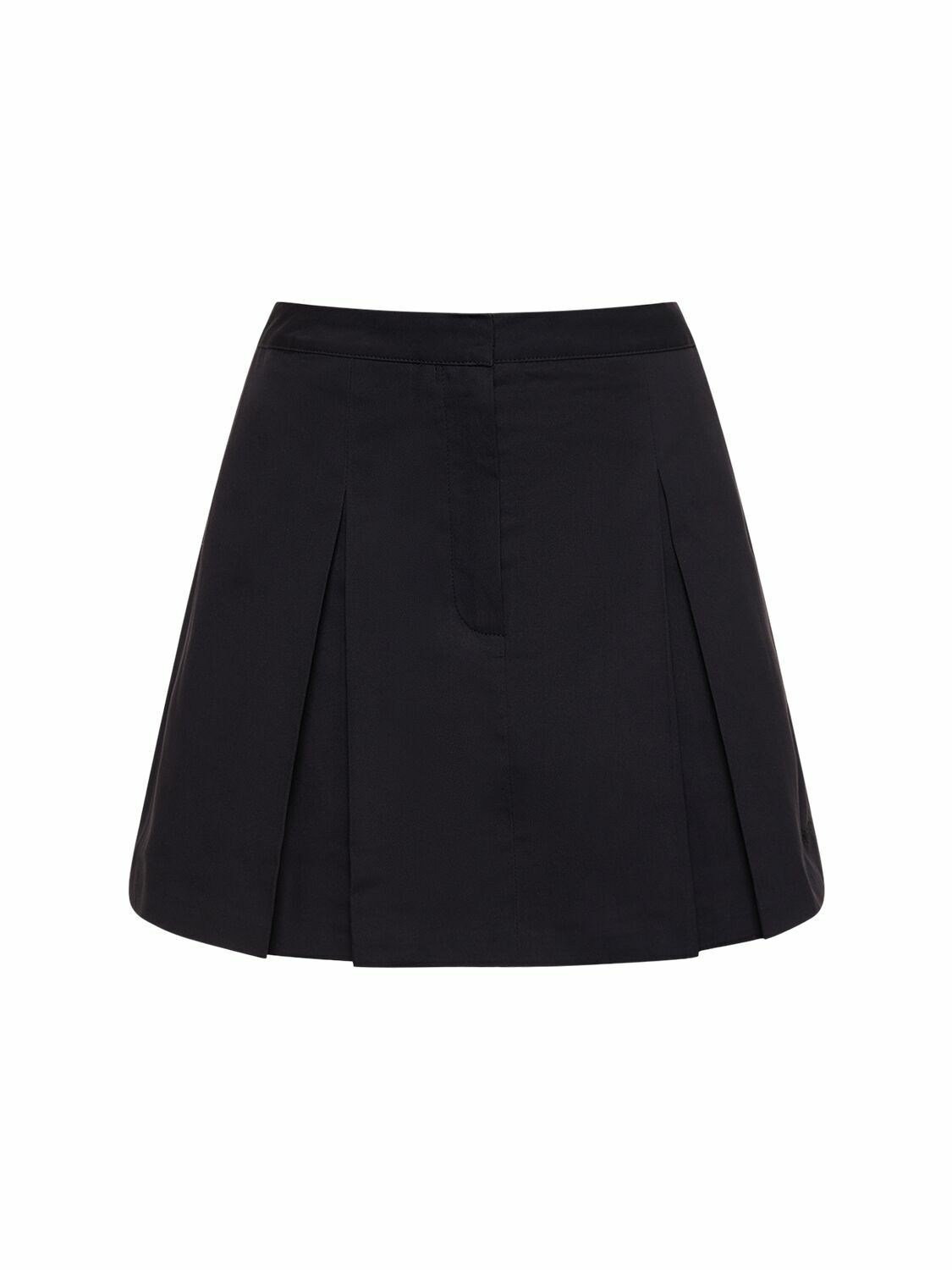 SPORTY & RICH - Serif Logo Double Pleated Skirt Sporty & Rich