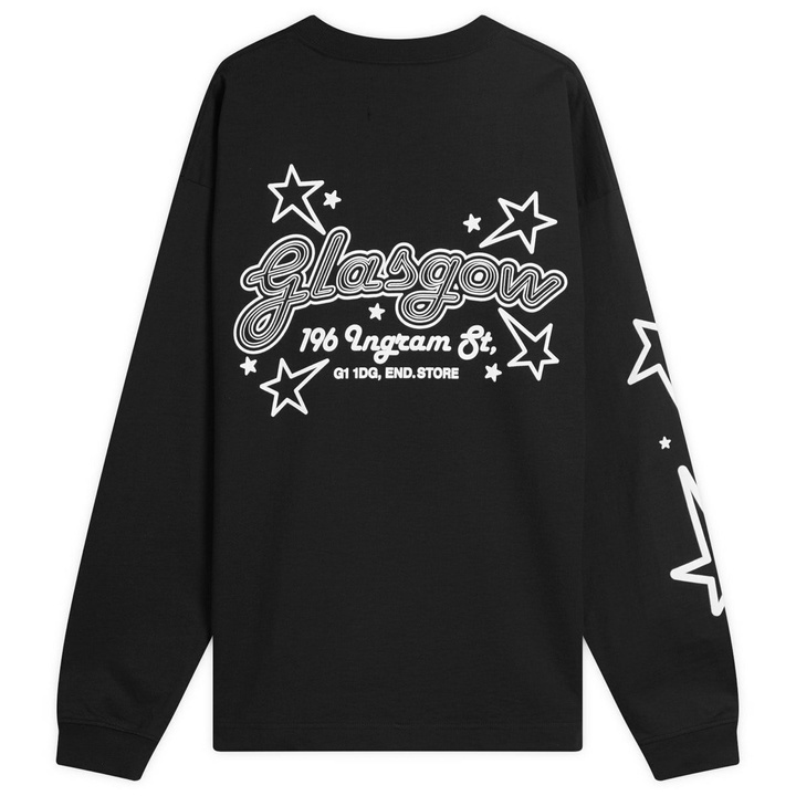 Photo: END. City Series 2.0 Glasgow Long Sleeve T-Shirt in Black