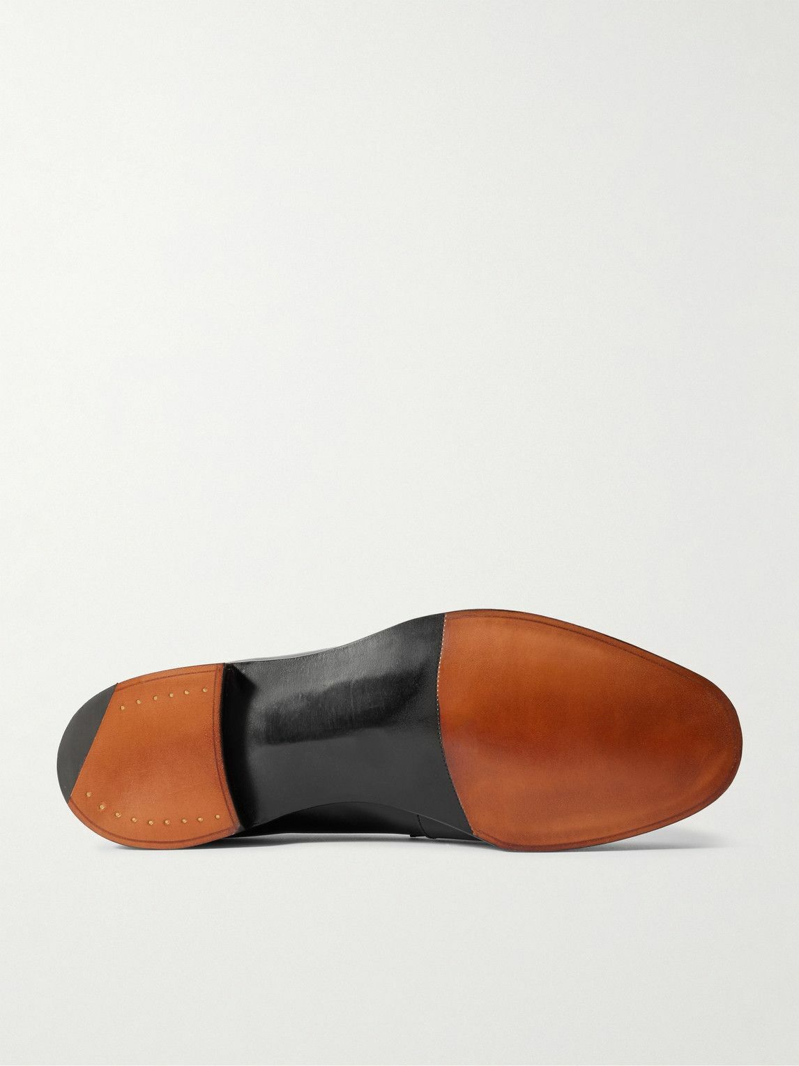 Drake's - Charles Leather Penny Loafers - Black