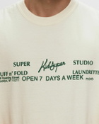 Kid Super Studios Laundramat Tee Beige Shortsleeves