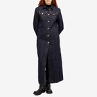 Versace Women's Denim Jacket in Dark Blue