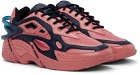 Raf Simons Pink & Navy Cylon-21 Sneakers