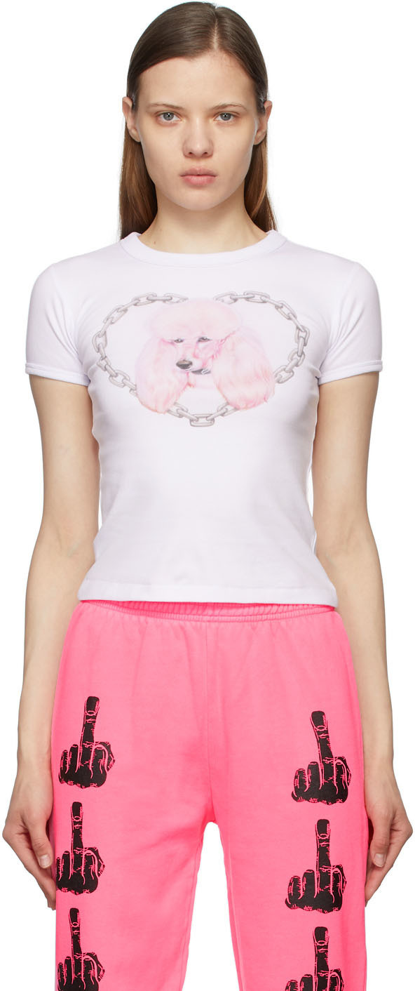 トップス ashley williams poodle baby tee POODLE BABY TEE – Ashley Williams