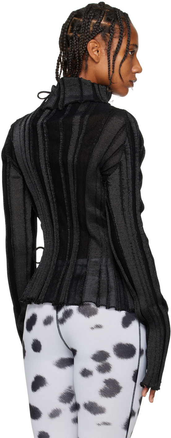 A. ROEGE HOVE Black Ida Turtleneck