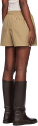 Matteau Tan Relaxed Shorts