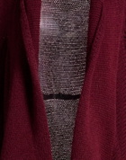Manila Grace Womens Cardigan Burgundy