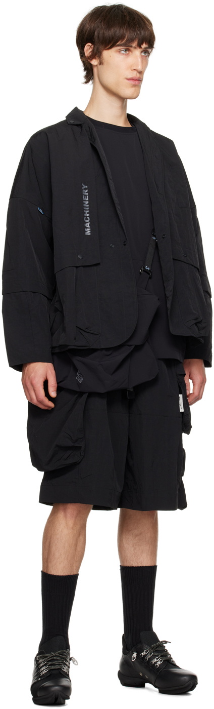 Archival Reinvent Black WIND AND SEA Edition Curve Bag & T-shirt Set