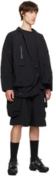 Archival Reinvent Black WIND AND SEA Edition Curve Bag & T-shirt Set