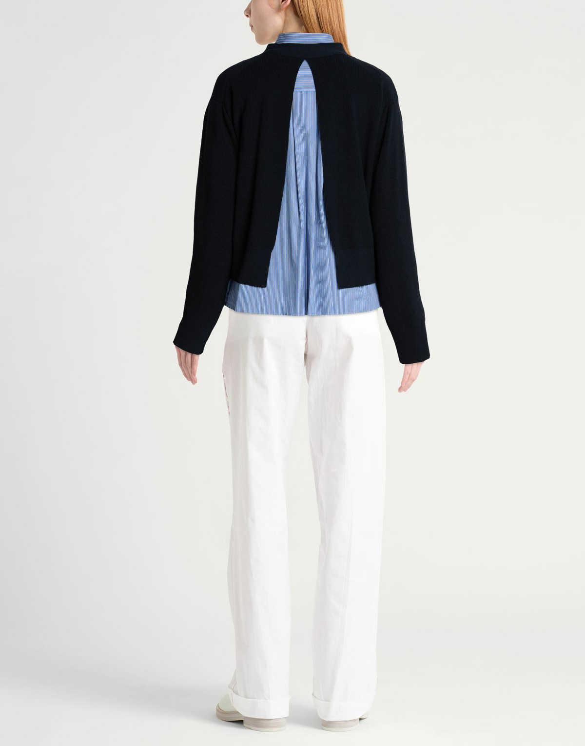 Sacai Womens Cardigan Midnight in Blue