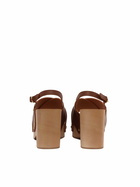Via Roma 15 Wooden Heeled Sandals