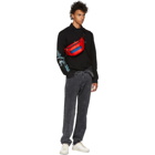 Givenchy Black Capricorn Dragon Logo Sweatshirt