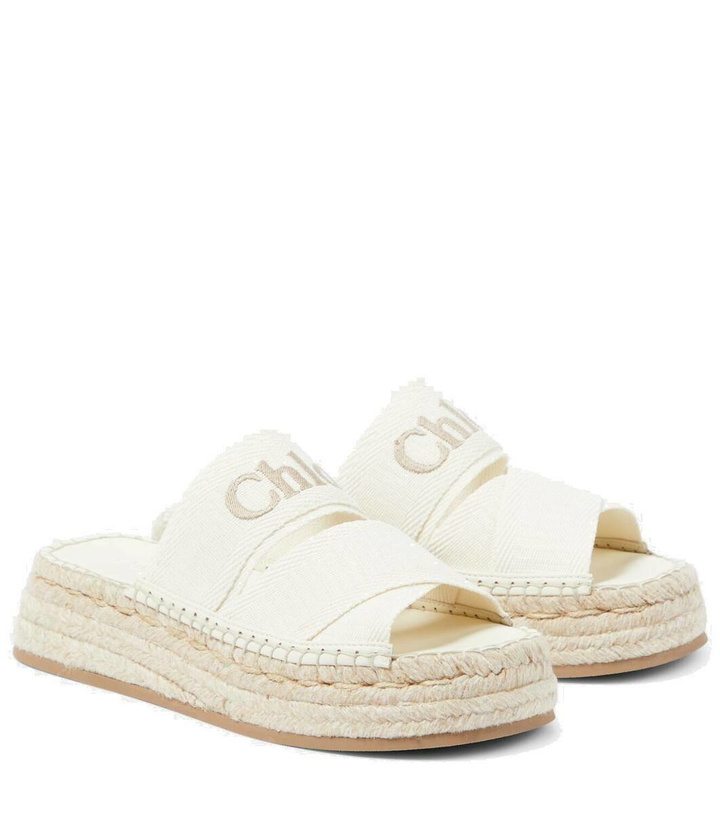 Photo: Chloé Mila canvas espadrilles