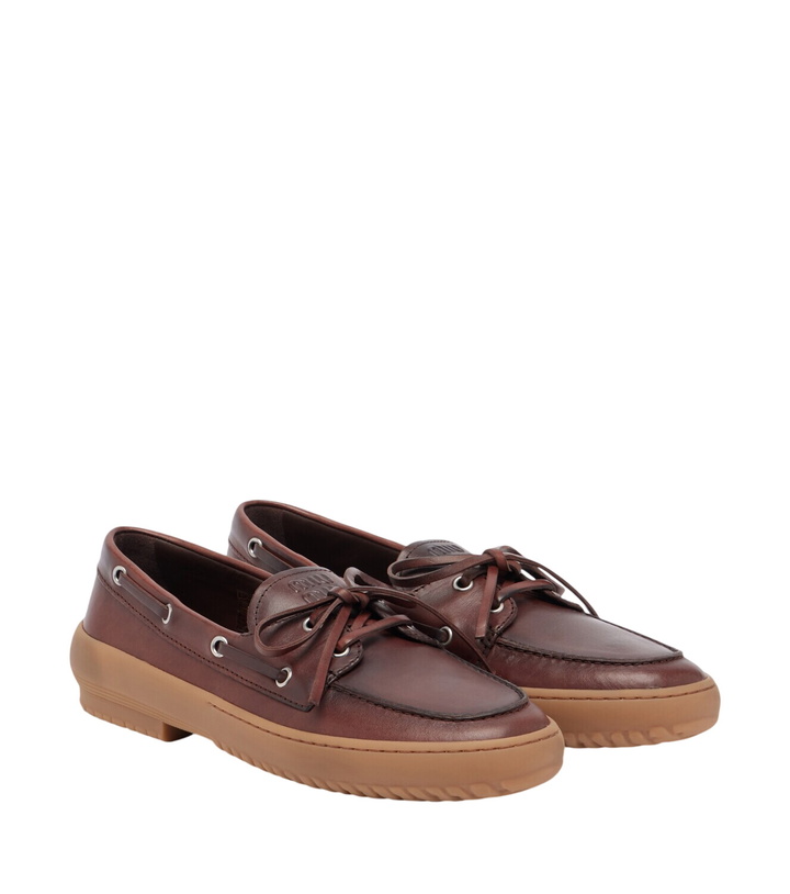 Photo: Miu Miu Leather boat shoes