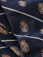 Polo Ralph Lauren - Club 9cm Embroidered Striped Silk-Twill Tie
