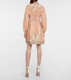 Zimmermann Anneke paisley linen minidress