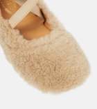 Tod's Bubble shearling ballet flats