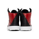 Givenchy Black and Red Wing High Top Sneakers