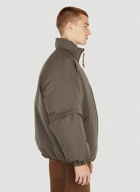Reversible Puffer Jacket in Grey