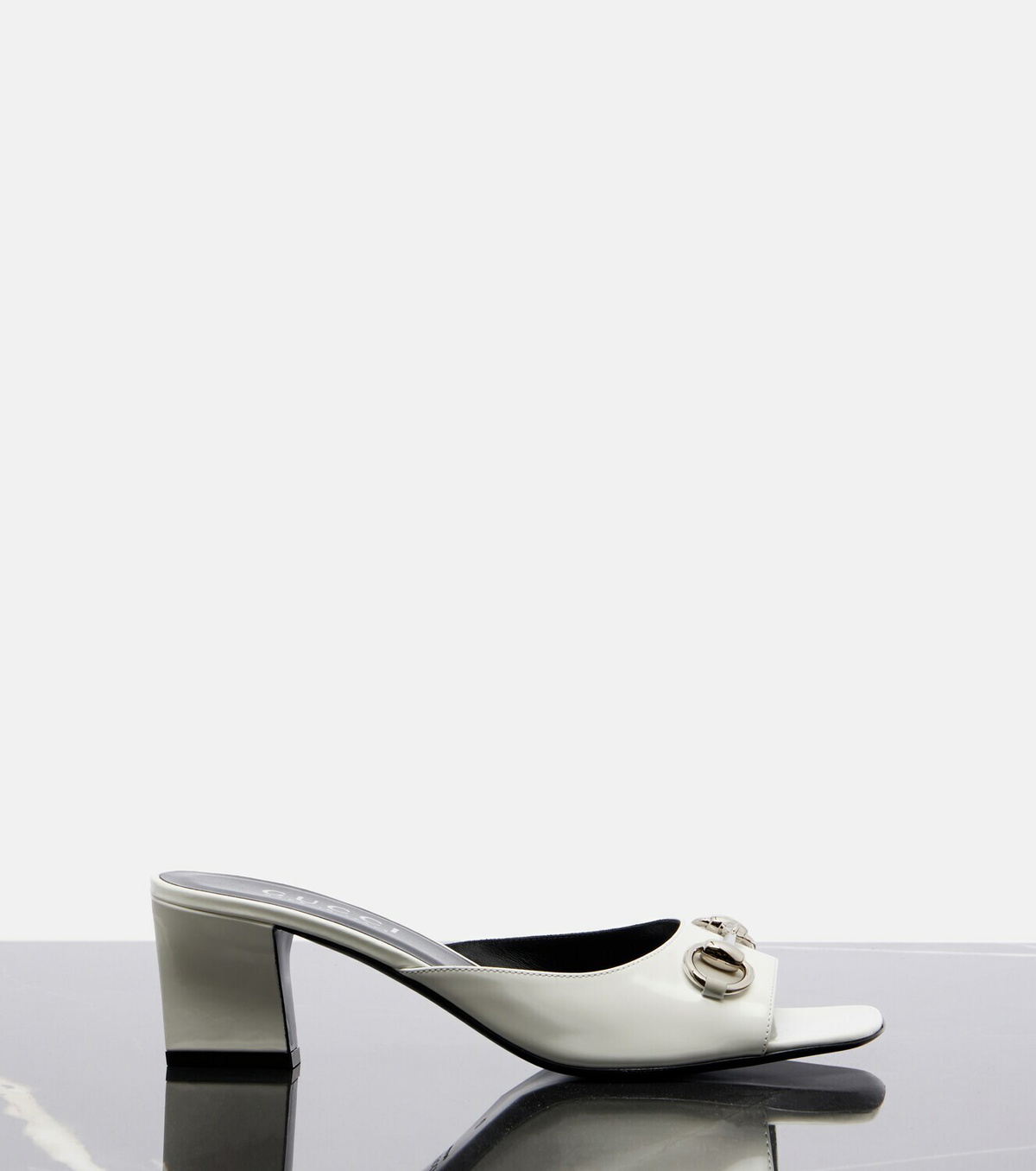 Gucci Signora Horsebit leather mules