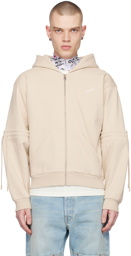 Coperni Beige Zip Hoodie