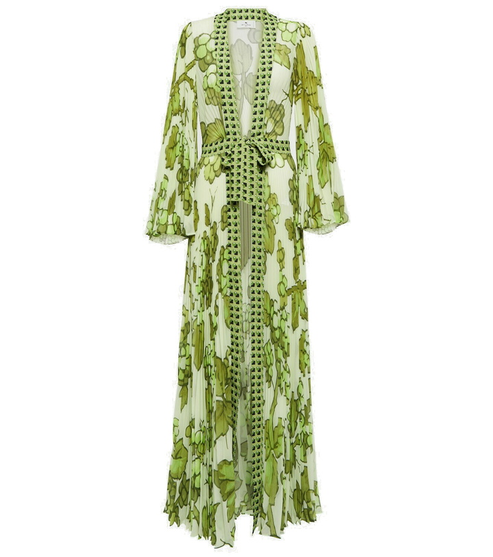 Photo: Etro Pleated georgette beach cover-up