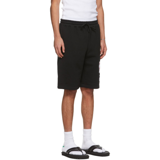 SSENSE WORKS SSENSE Exclusive 88rising Black Patch Shorts