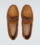 Gianvito Rossi Vandé suede boat shoes