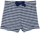 Petit Bateau Baby Navy & White Striped Shorts