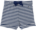 Petit Bateau Baby Navy & White Striped Shorts