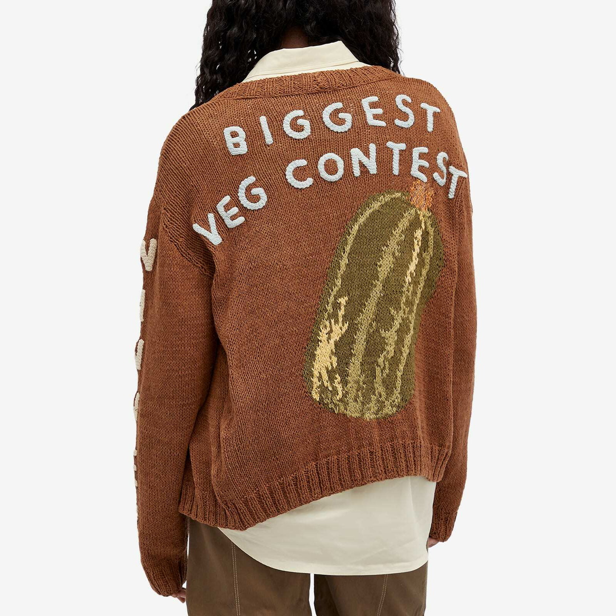 Story mfg. Women's Twinsun Cardigan in Brown Contest