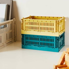 HAY Small Recycled Colour Crate in Dusty Yellow