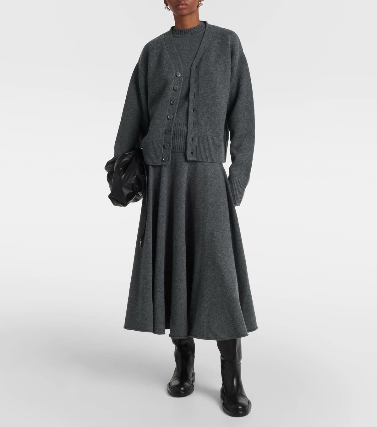 Extreme Cashmere N°309 Clover cashmere-blend cardigan extreme cashmere