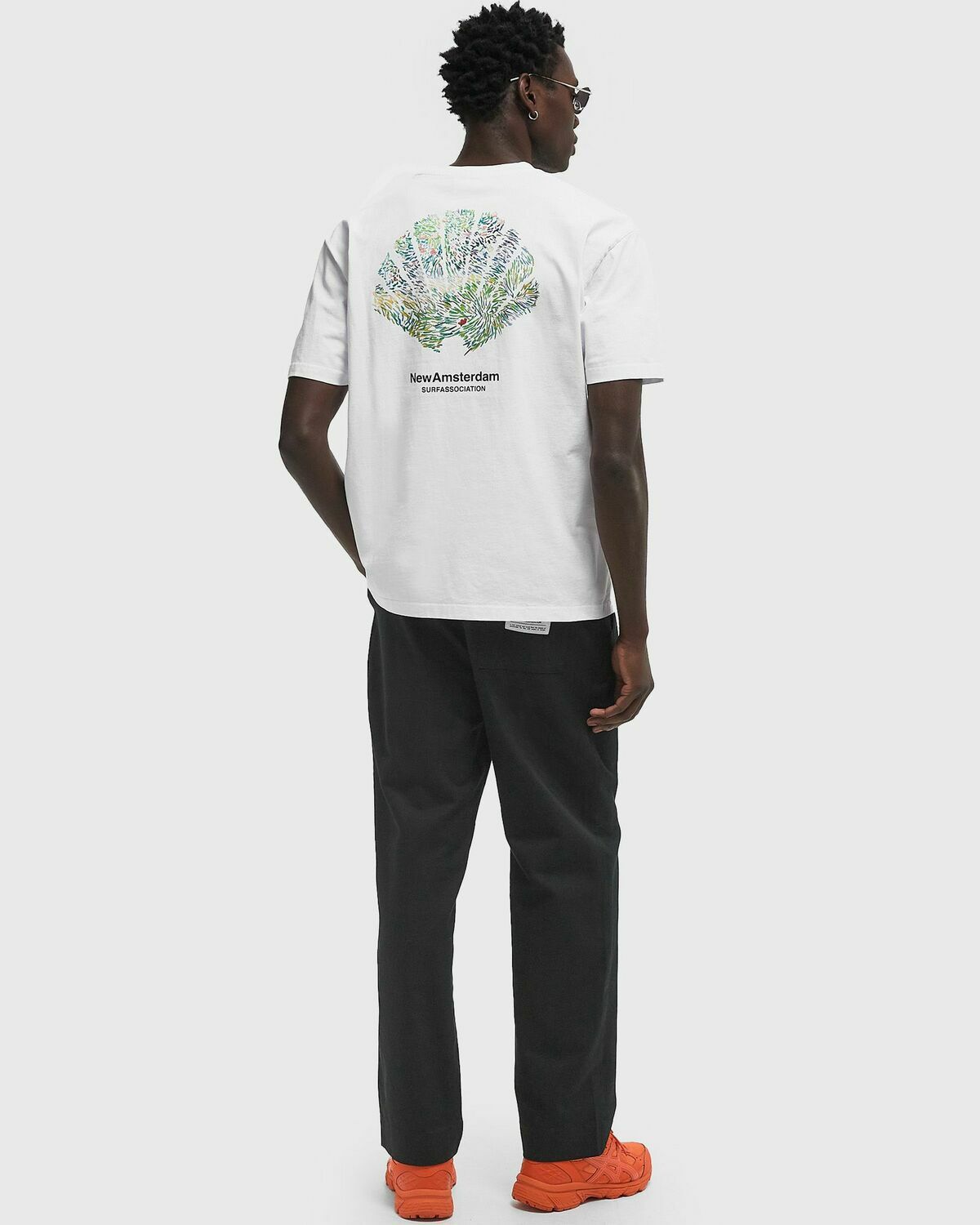 New Amsterdam TALL GRASS TEE White Mens Shortsleefe