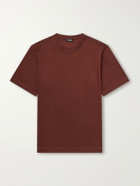 Zegna - Cotton-Jersey T-Shirt - Brown